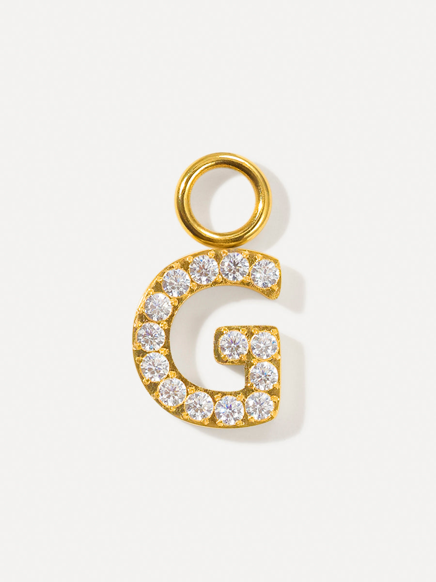 Dazzling Letter Charm - G
