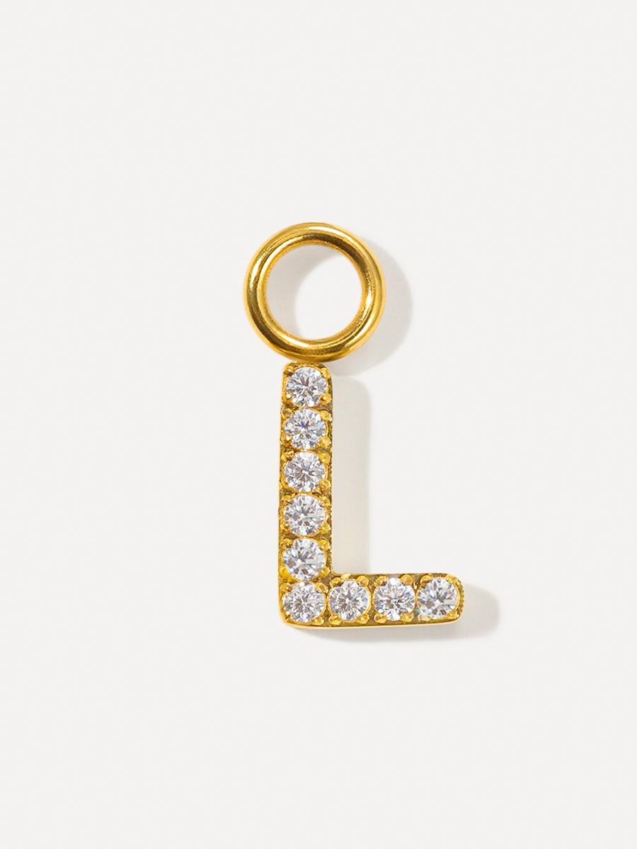 Dazzling Letter Charm - L