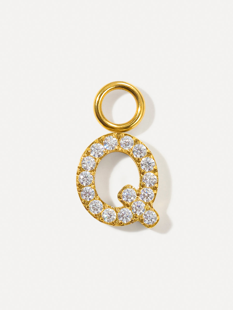 Dazzling Letter Charm - Q