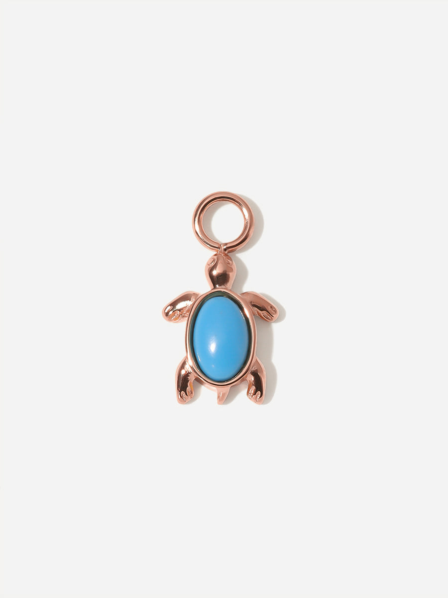 10,8x8,3mm Ocean Turtle Ohrring-Charm