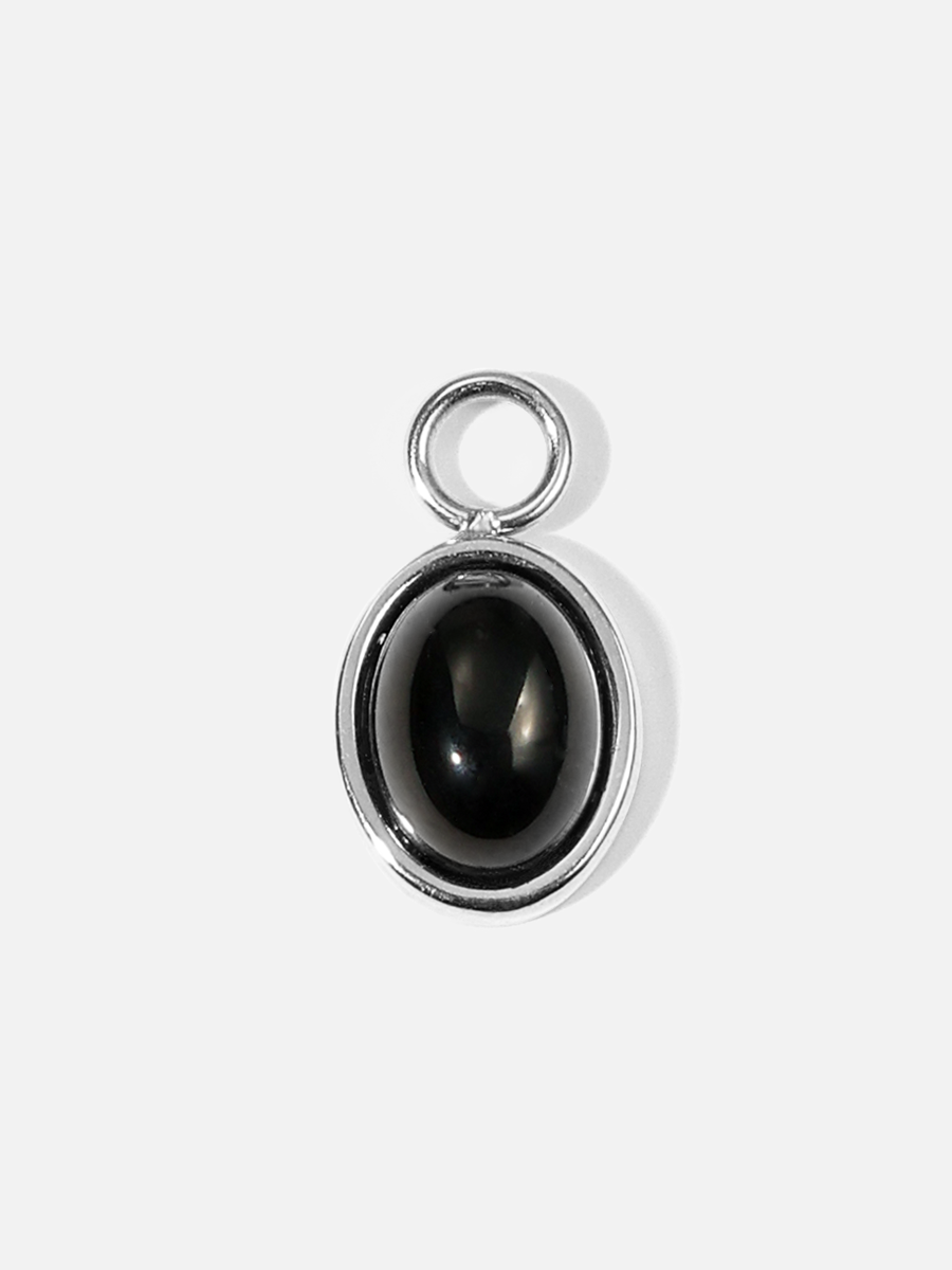 10x8,2mm Midnight Elegance Ohrring-Charm