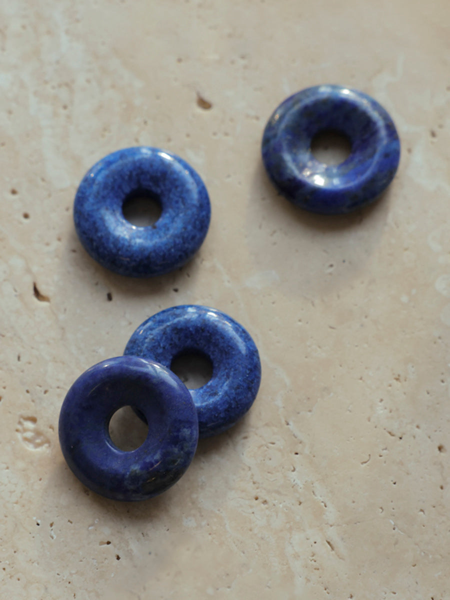 (Passend zu Ohrringen ≥ 17 mm)  Dreamy Donut Dark Blue Ohrring-Charm