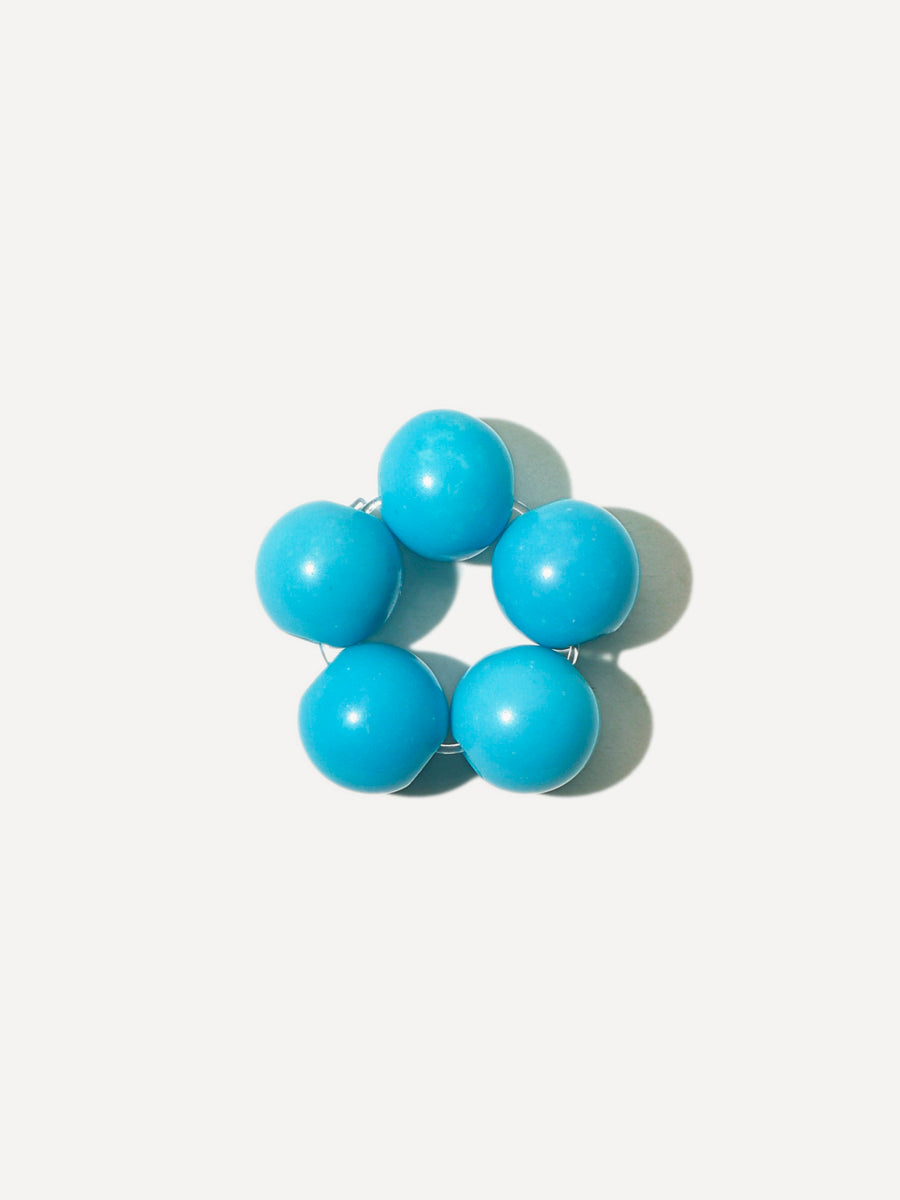 Bead Flower Ohrring-Charm
