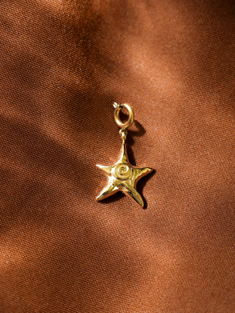 Swirl Star Ketten-Charm