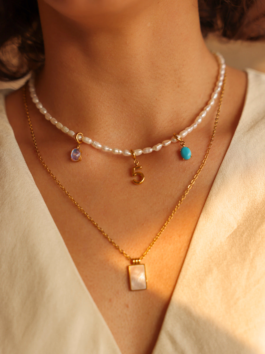 Shining Birth Light Lavender Ketten-Charm