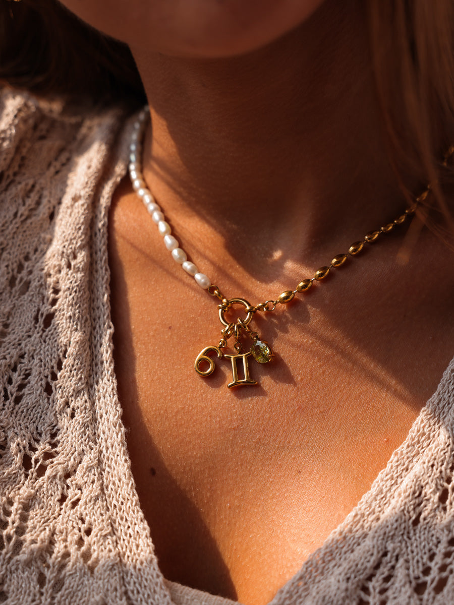Classic Zodiac Ketten-Charm - Gemini