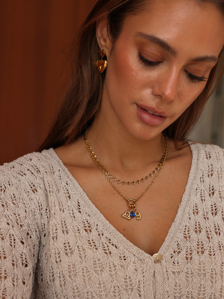 Classic Zodiac Ketten-Charm - Libra