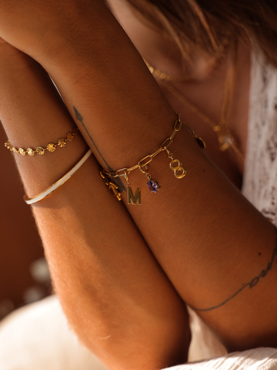 Classic Number Ketten-Charm - 8