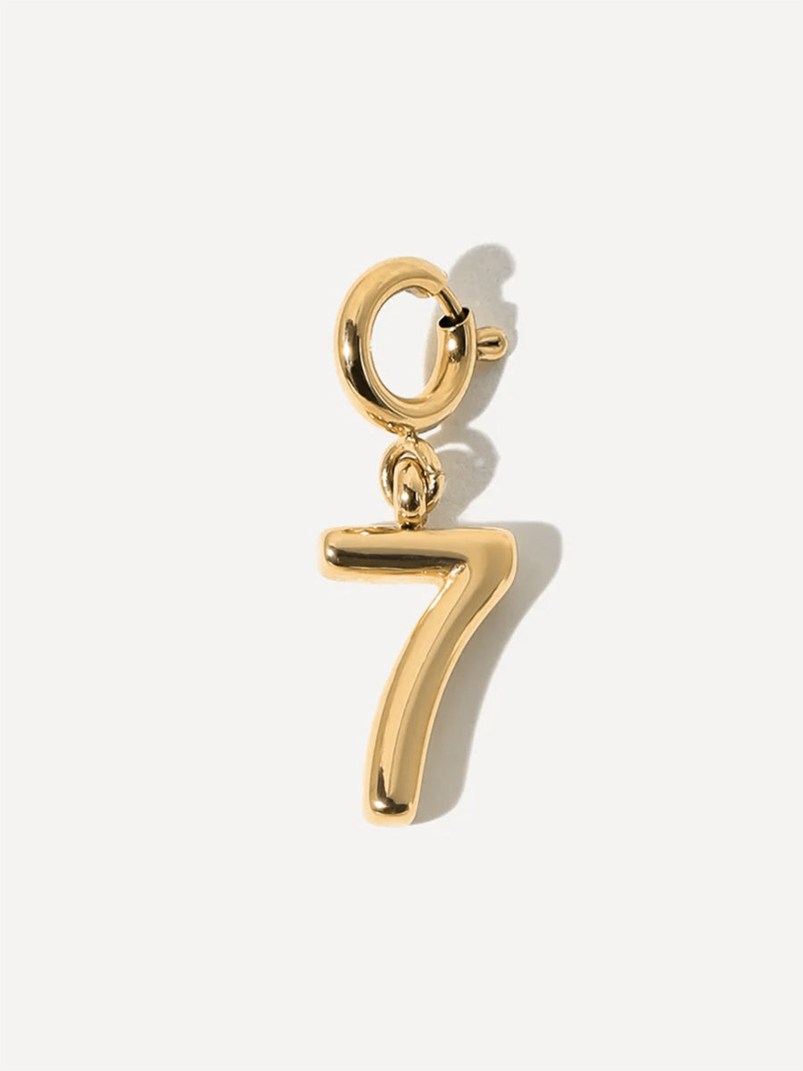 Classic Number Ketten-Charm - 7