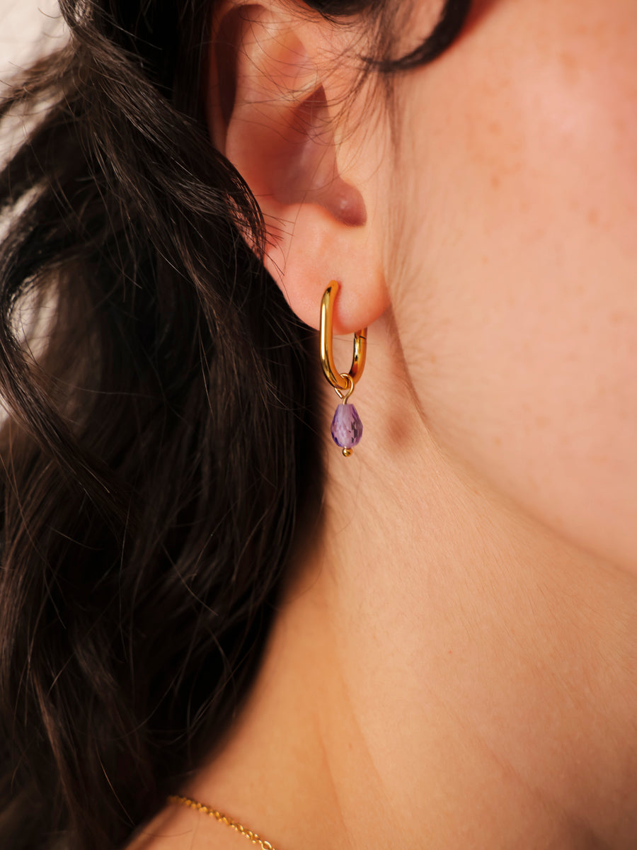 6x8,2mm Gentle Tear Ohrring-Charm