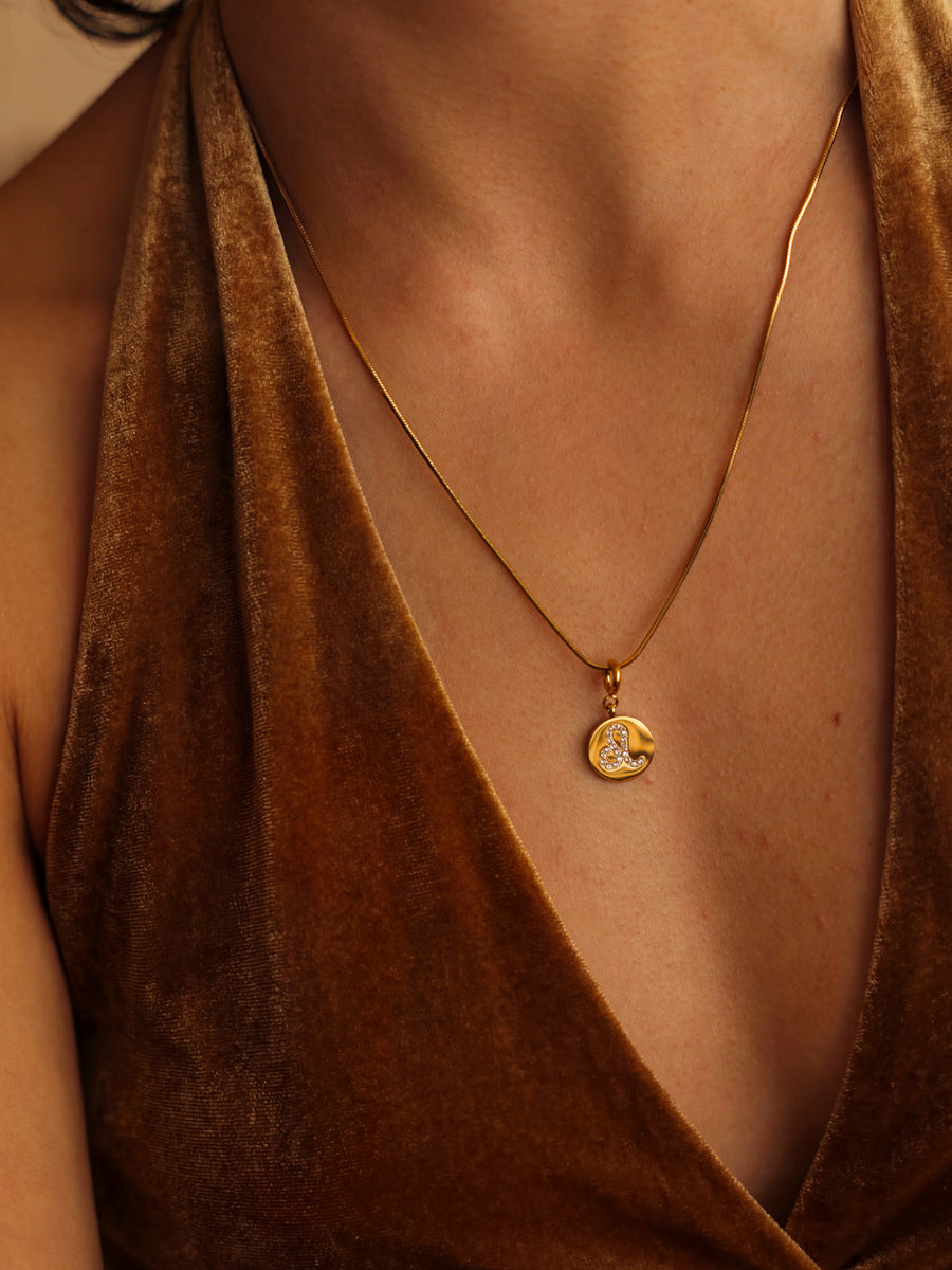 Twinkling Zodiac Ketten-Charm - Leo
