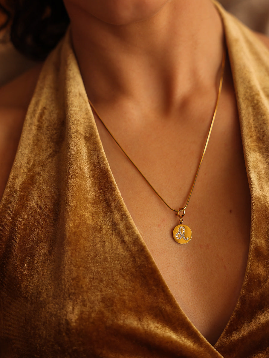 Twinkling Zodiac Ketten-Charm - Leo