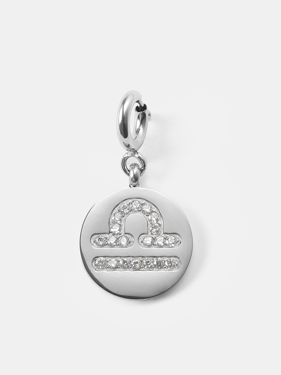 Twinkling Zodiac Ketten-Charm - Libra