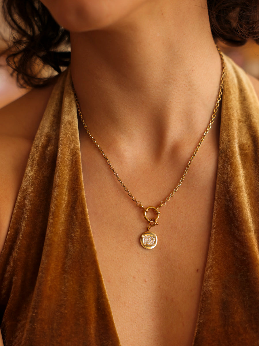 Twinkling Zodiac Ketten-Charm - Virgo