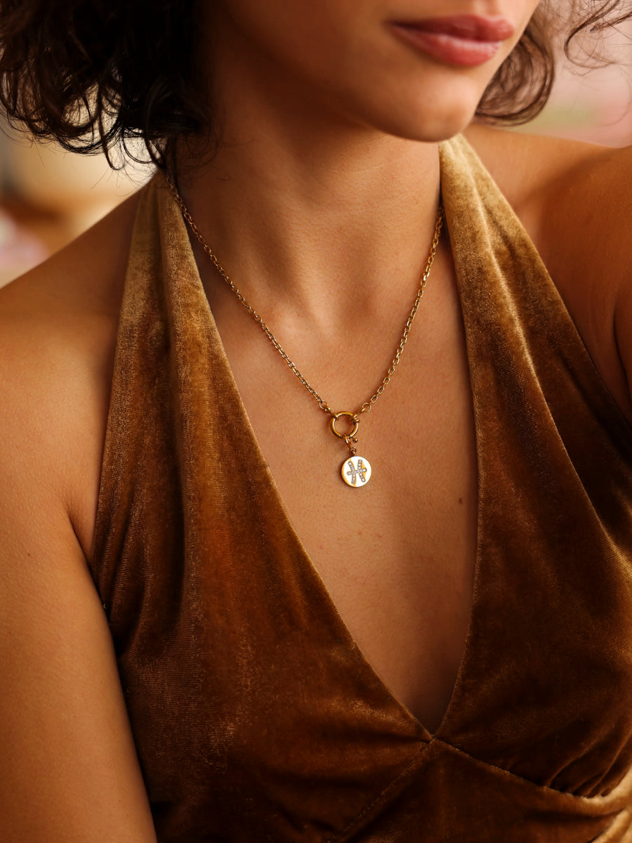 Twinkling Zodiac Ketten-Charm - Pisces