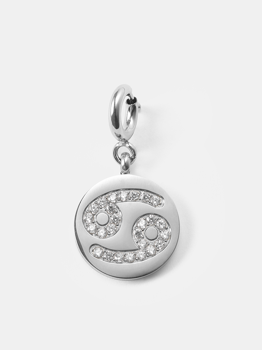 Twinkling Zodiac Ketten-Charm - Cancer