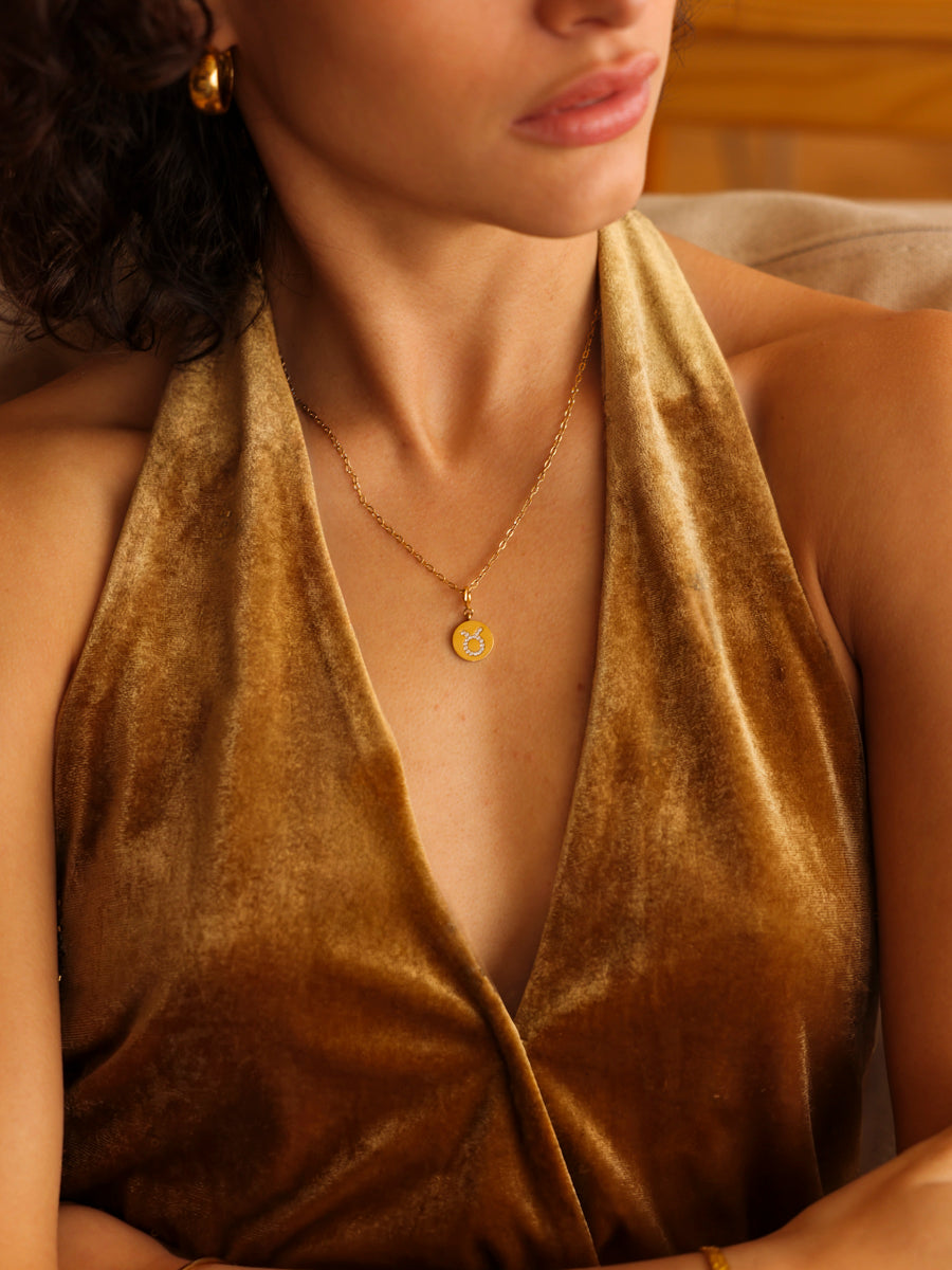Twinkling Zodiac Ketten-Charm - Taurus
