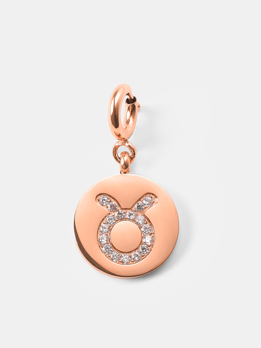 Twinkling Zodiac Ketten-Charm - Taurus