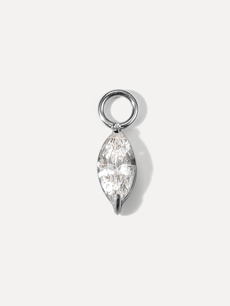 4x8mm Crystal Chic Medium Ohrring-Charm