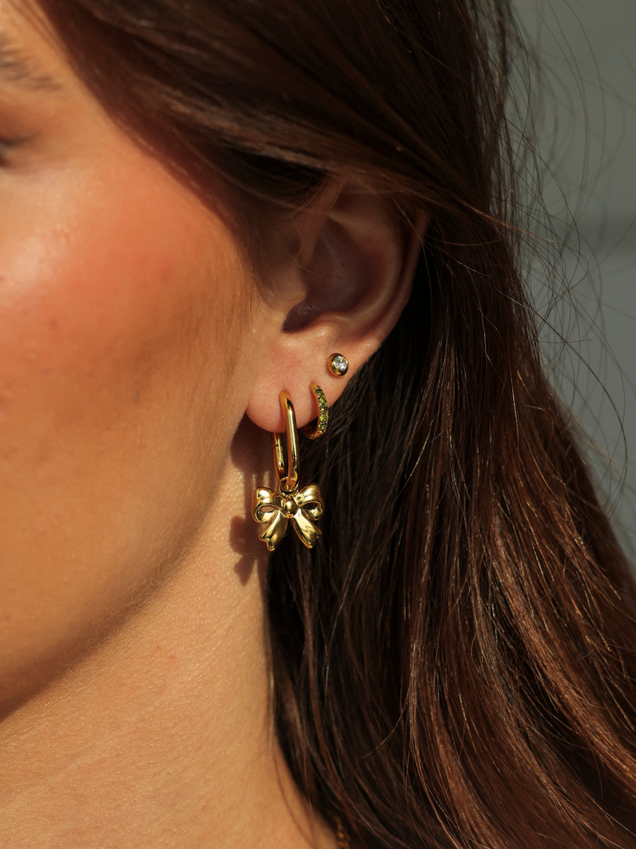 15,5x13,3mm Chic Knot Ohrring-Charm