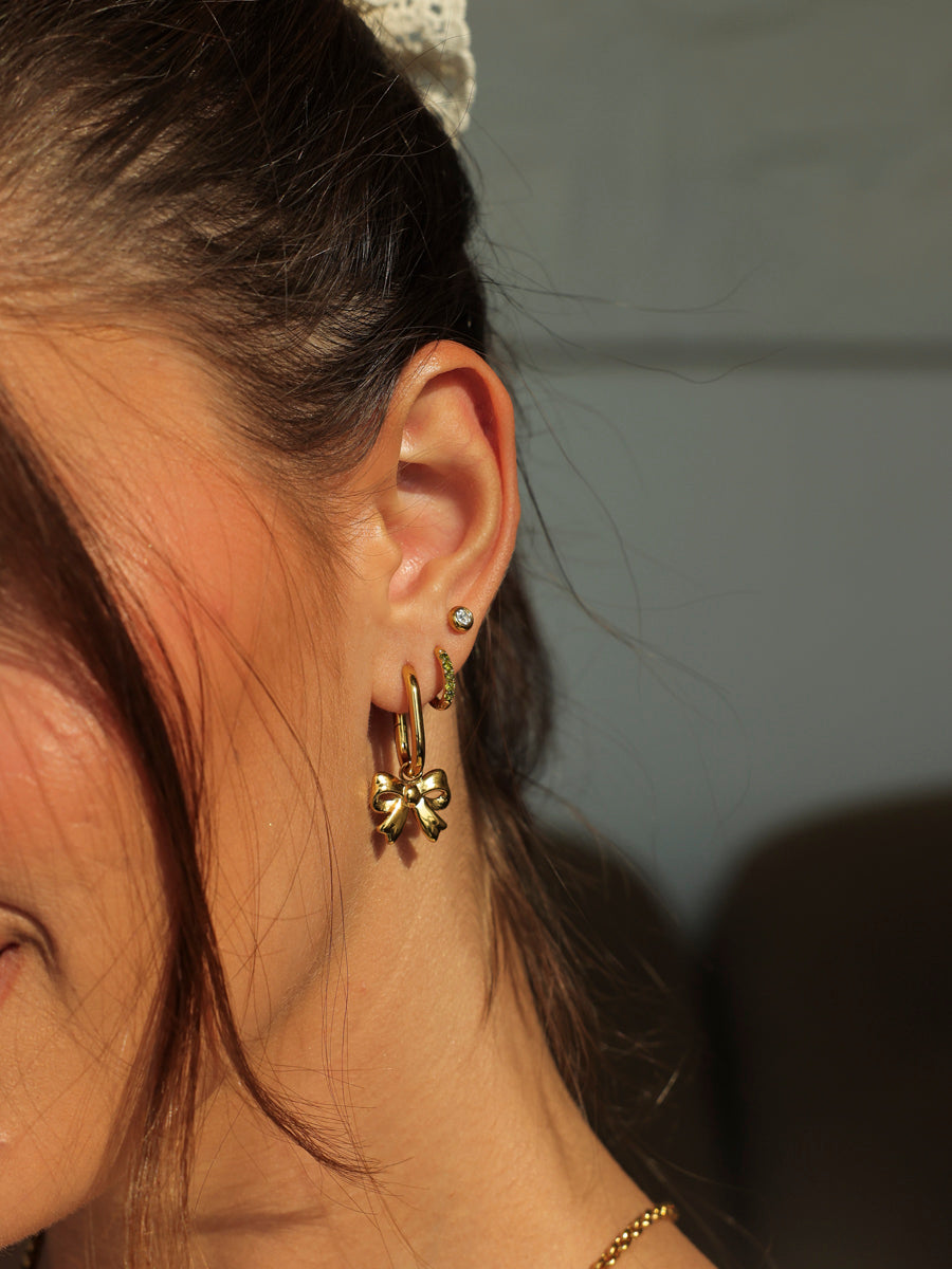 15,5x13,3mm Chic Knot Ohrring-Charm