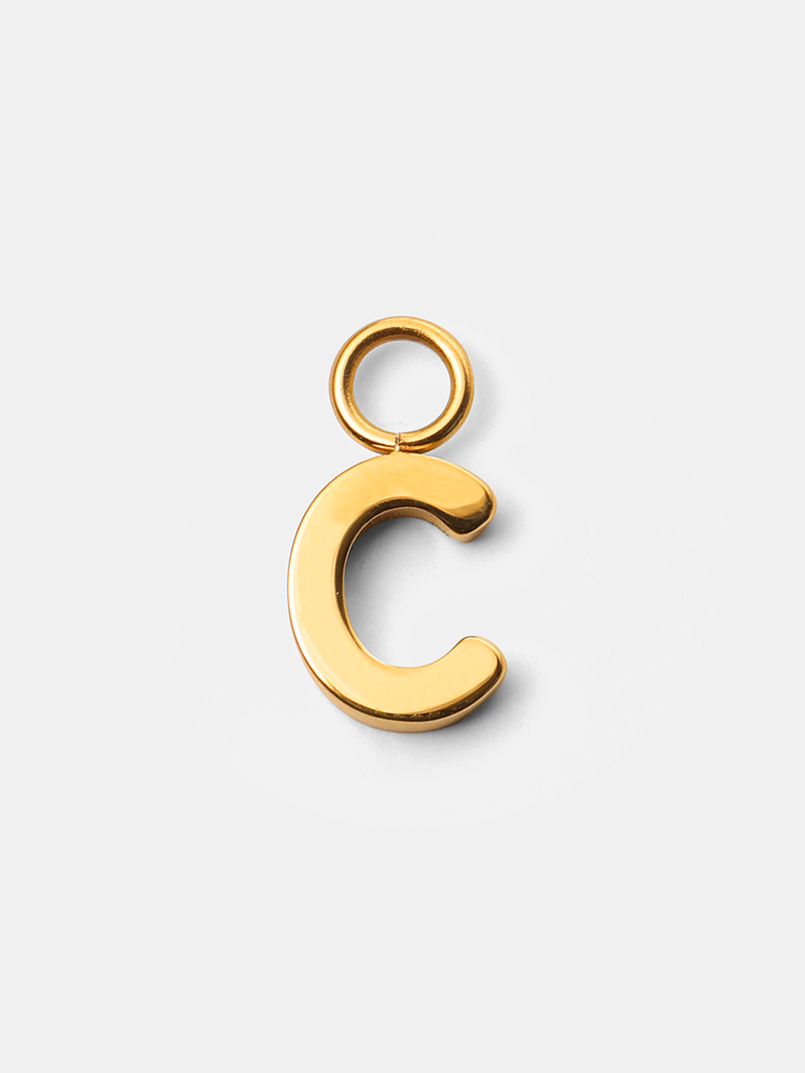 Pure Letter Ohrring-Charms