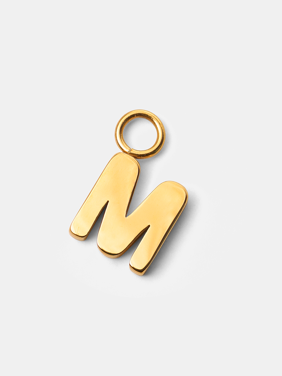 Pure Letter Ohrring-Charms