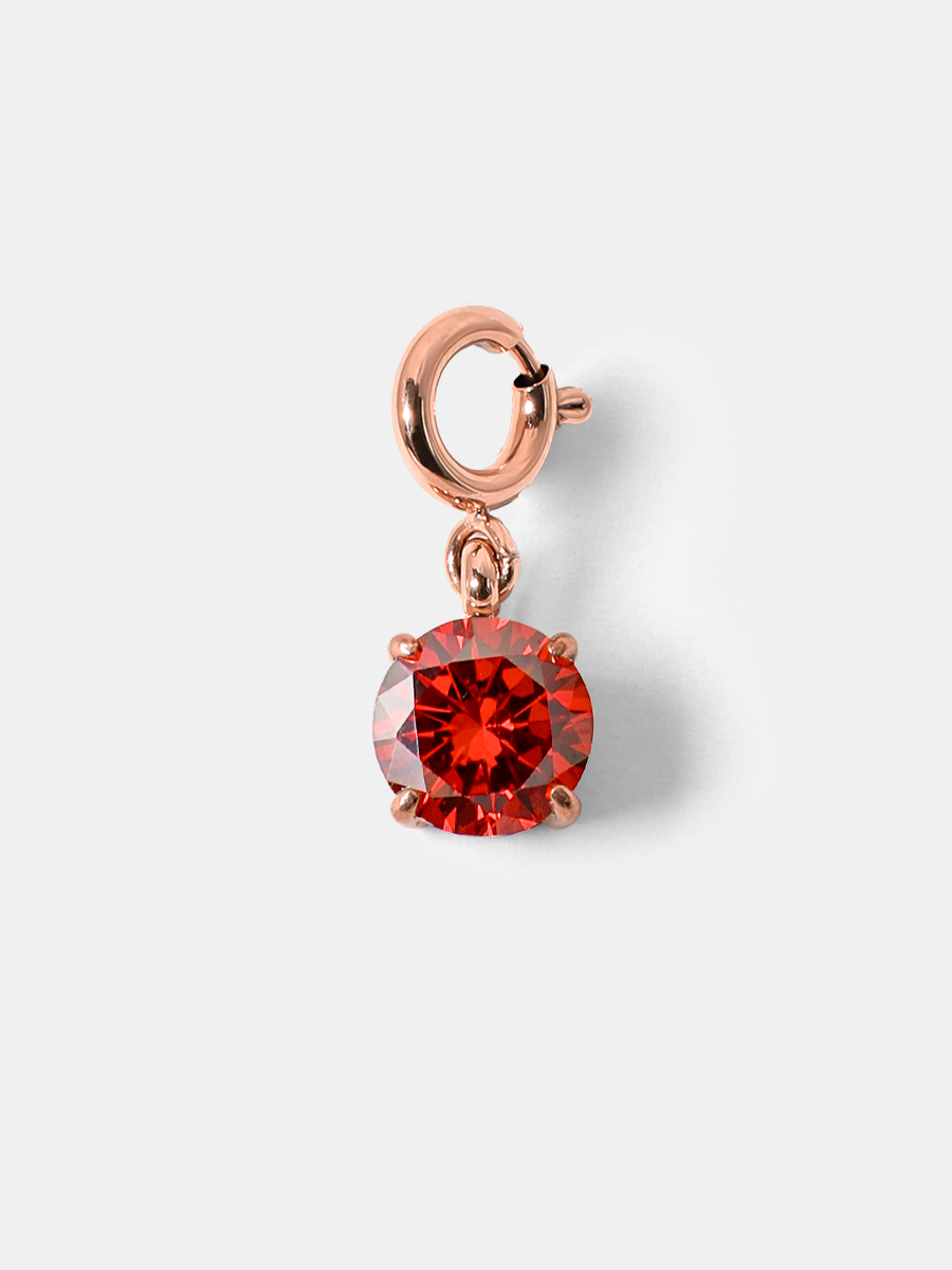 Crystal Delight Dark Red Ketten-Charm