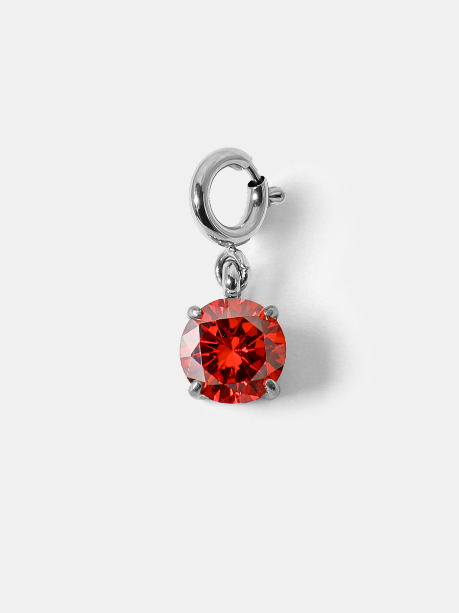 Crystal Delight Dark Red Ketten-Charm