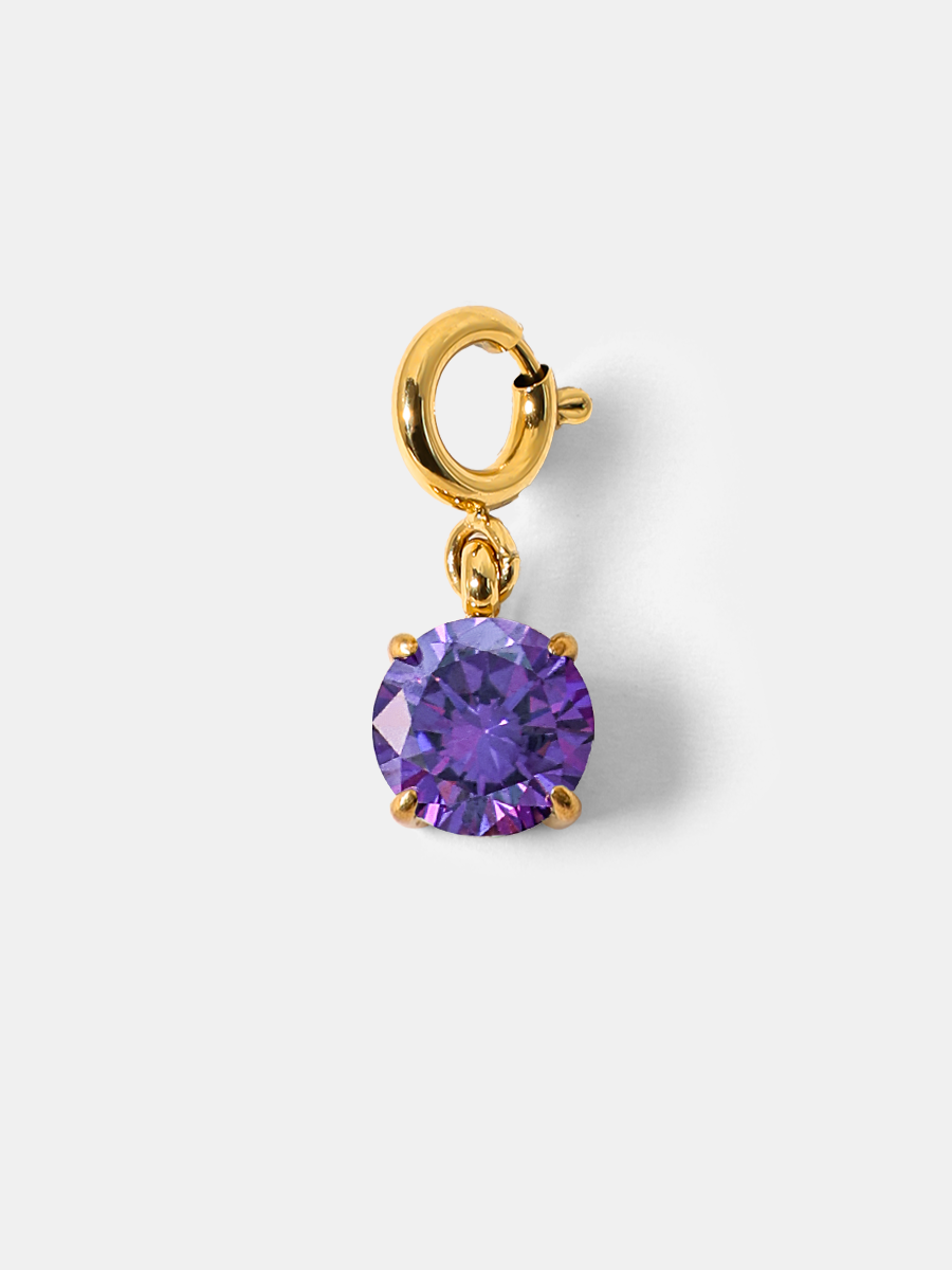 Crystal Delight Purple Ketten-Charm