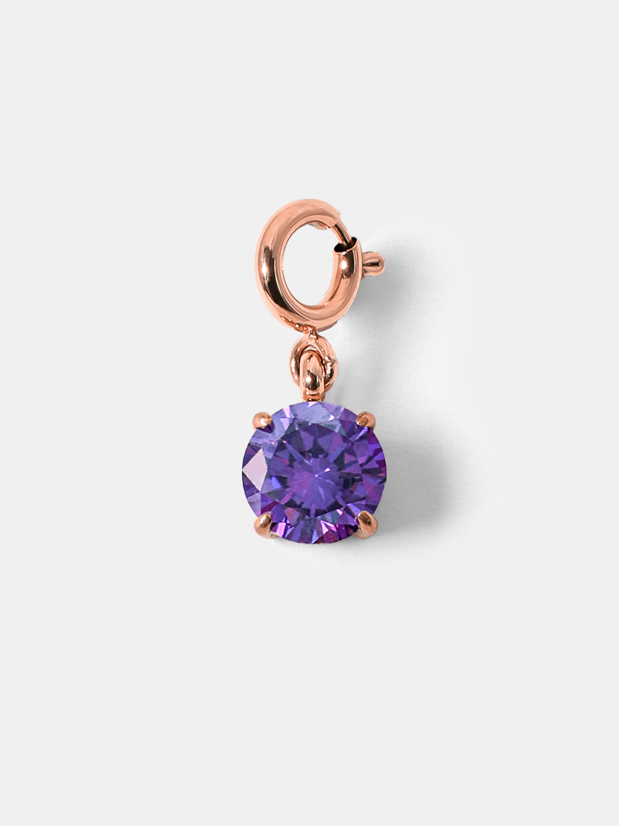 Crystal Delight Purple Ketten-Charm