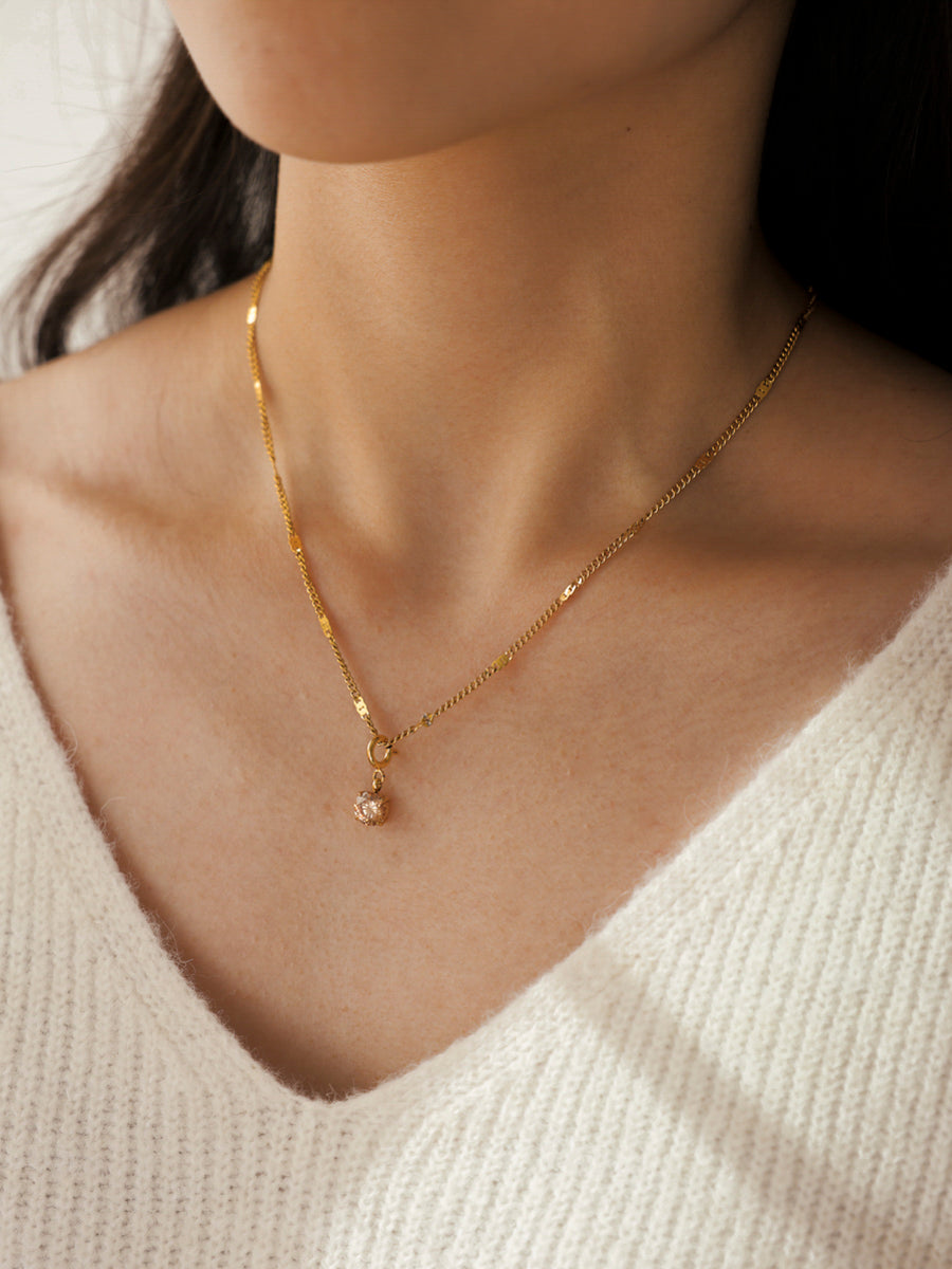 Crystal Delight Champagne Ketten-Charm