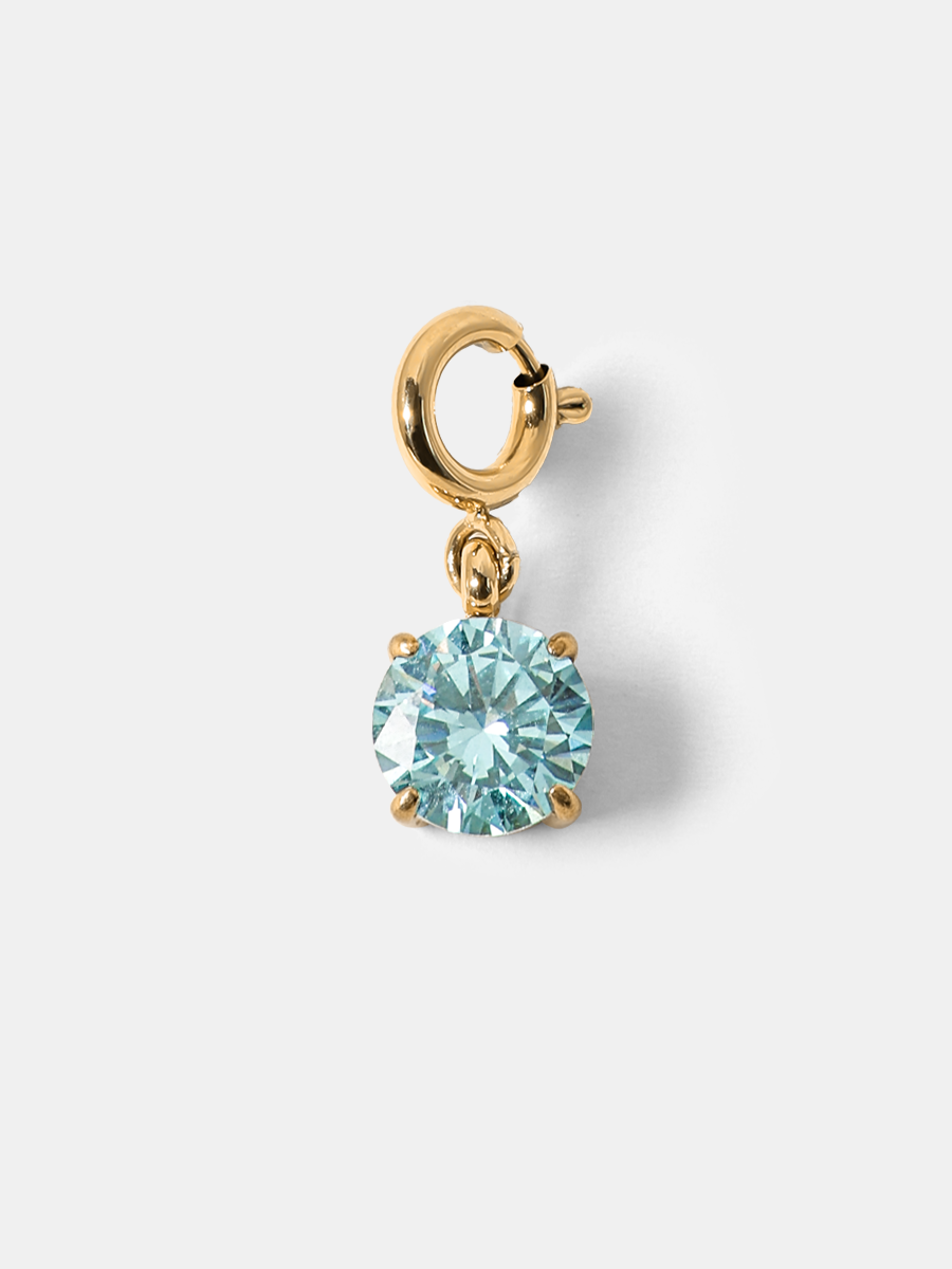 Crystal Delight Light Blue Ketten-Charm ICRUSH