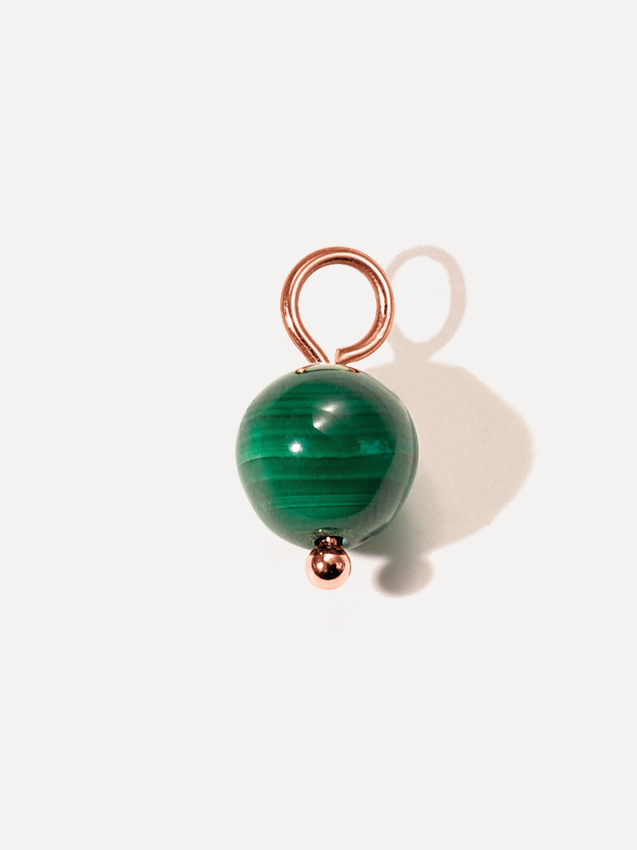 8mm Verdant Elegance Ohrring-Charm