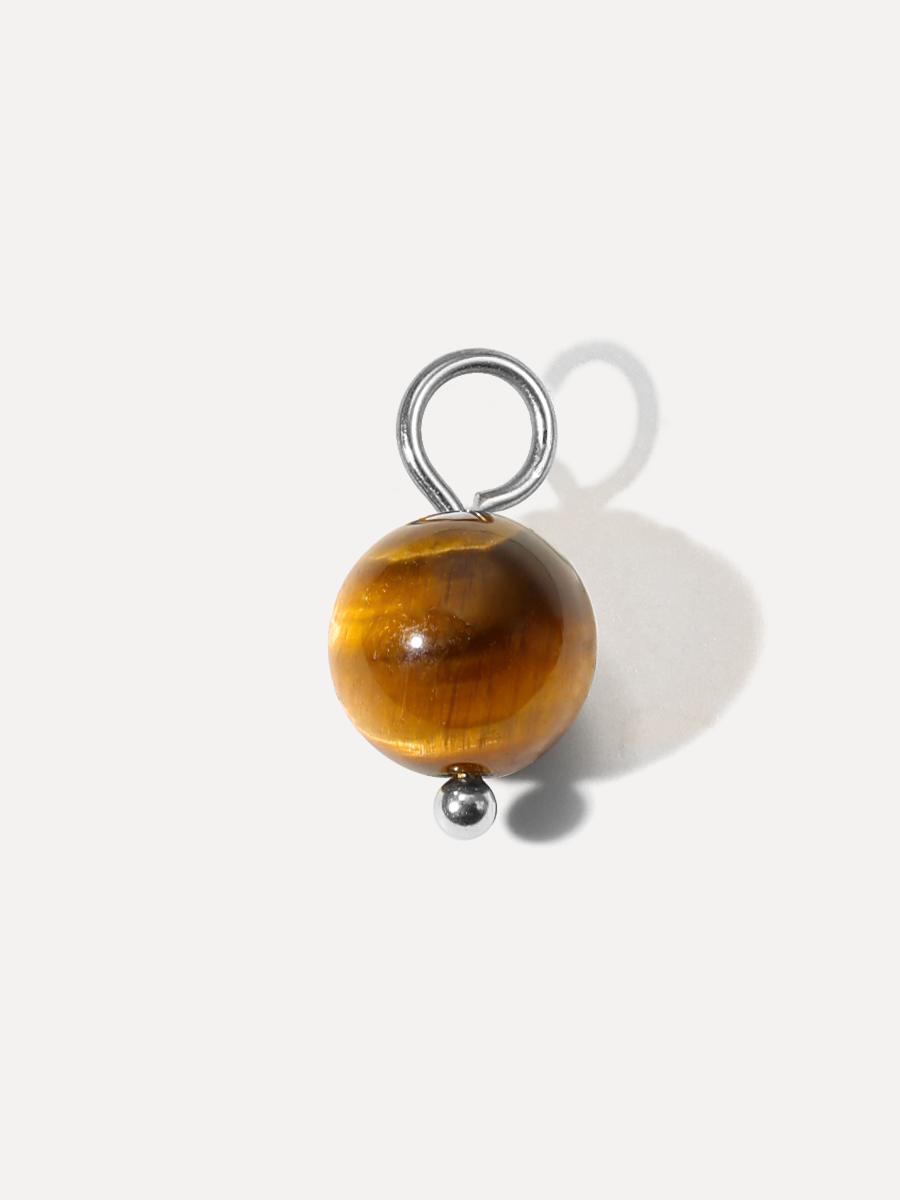 8,4mm Earth Tone Ohrring-Charm
