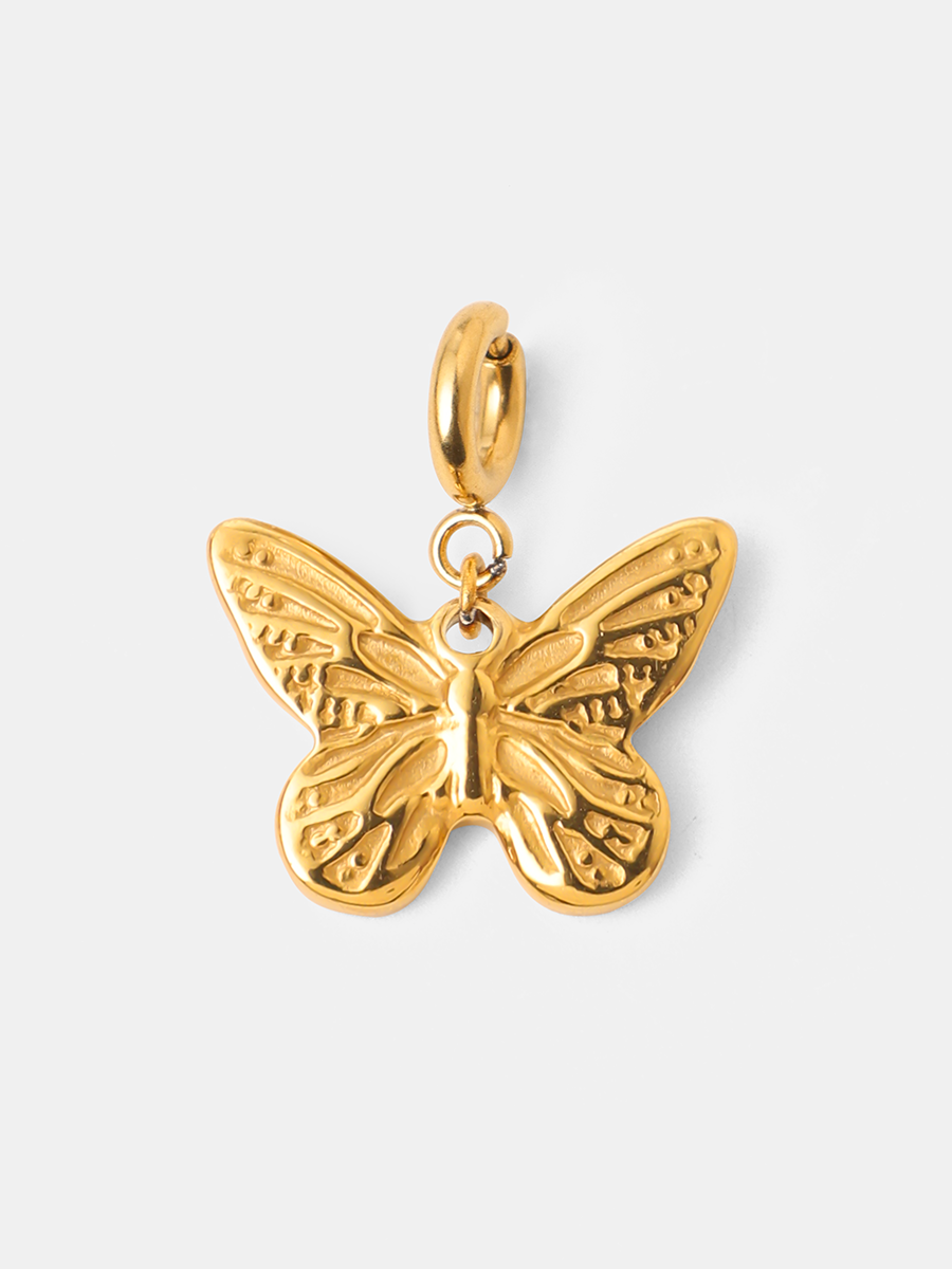 Floral Butterfly Ketten-Charm