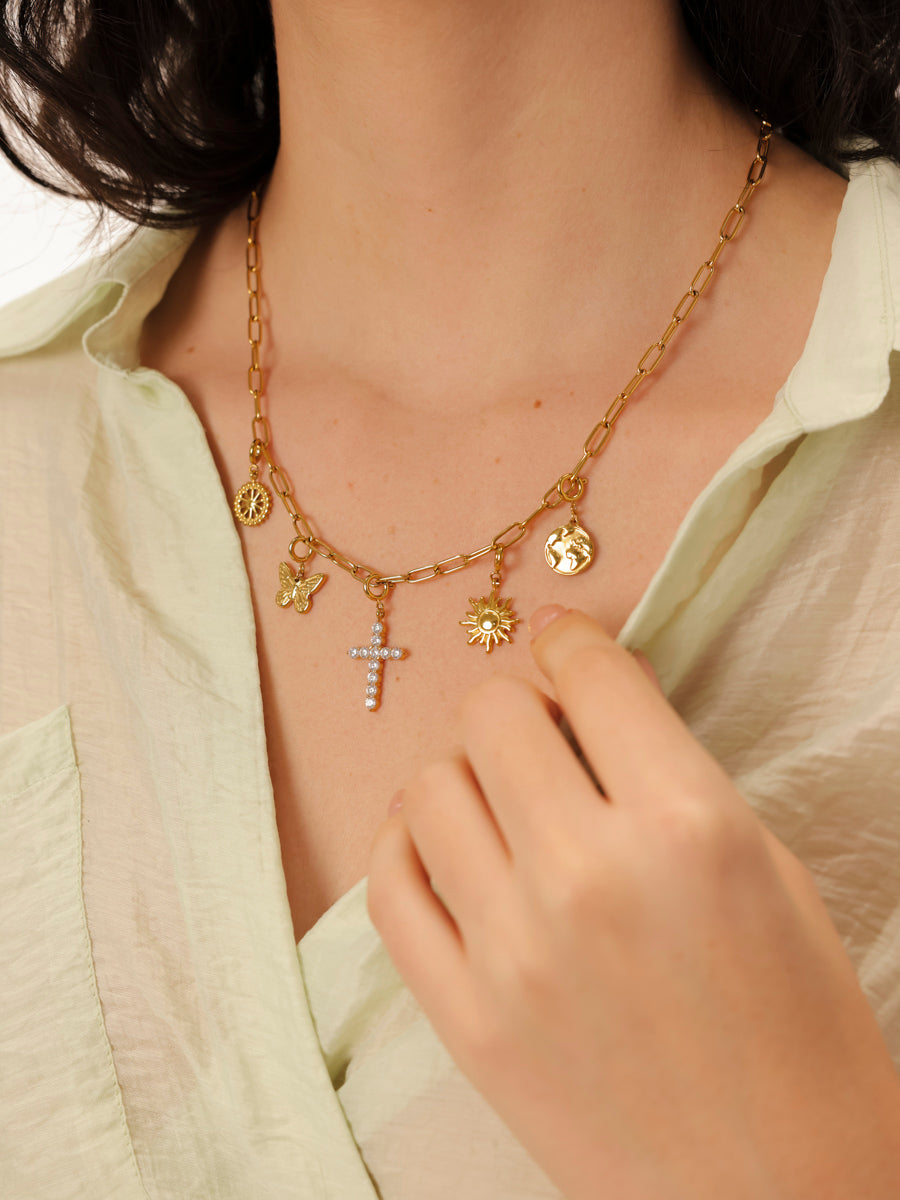 Elegant Sun Ketten-Charm