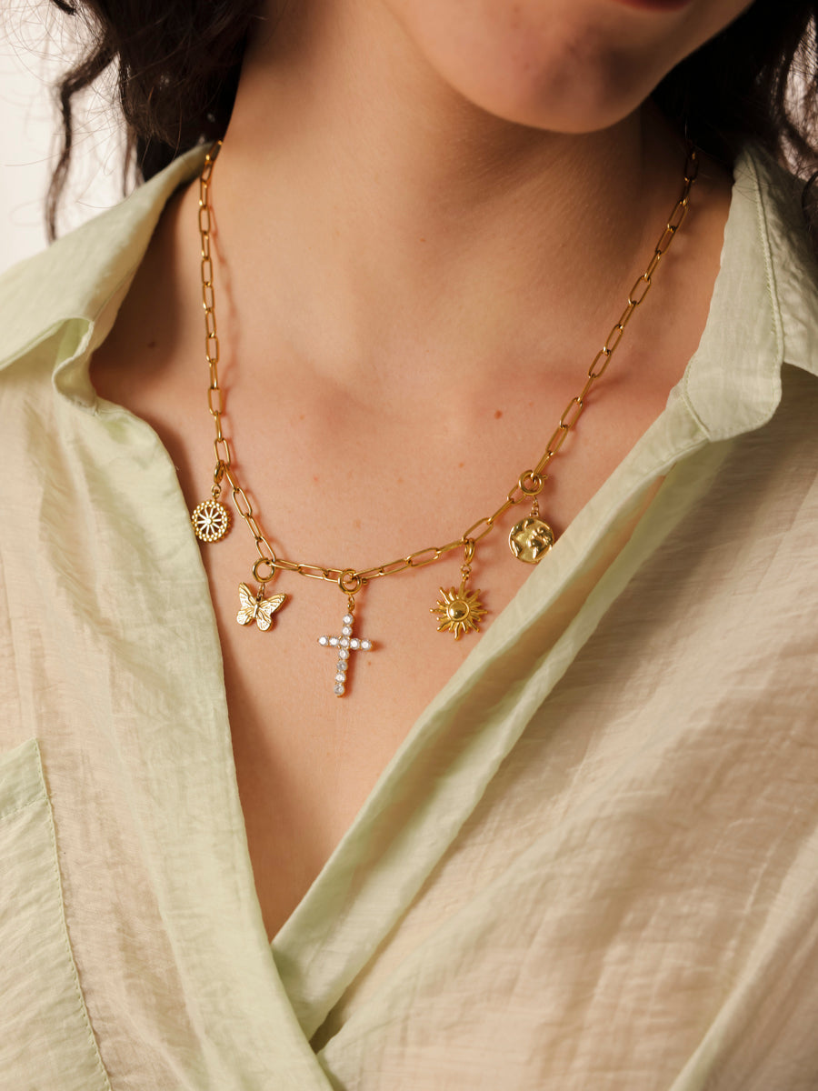 Elegant Sun Ketten-Charm