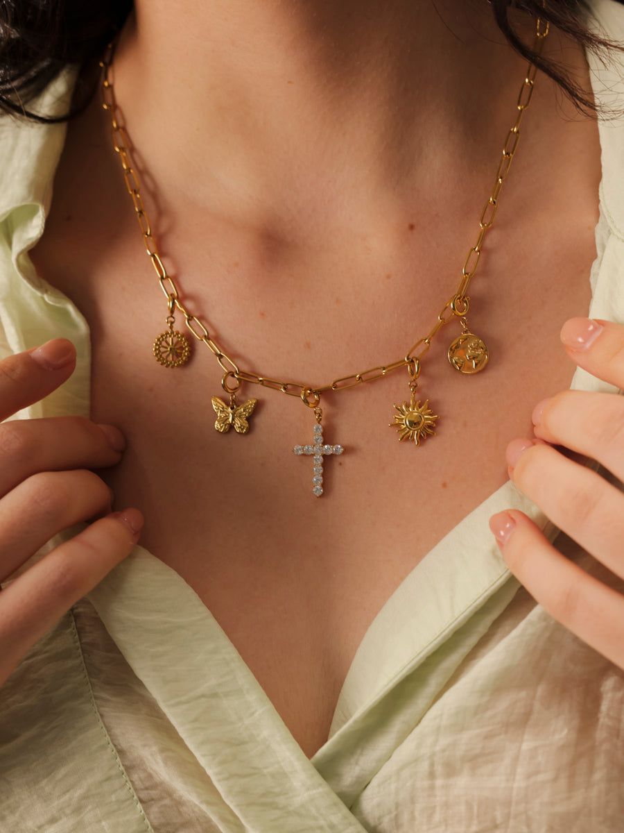 Elegant Sun Ketten-Charm