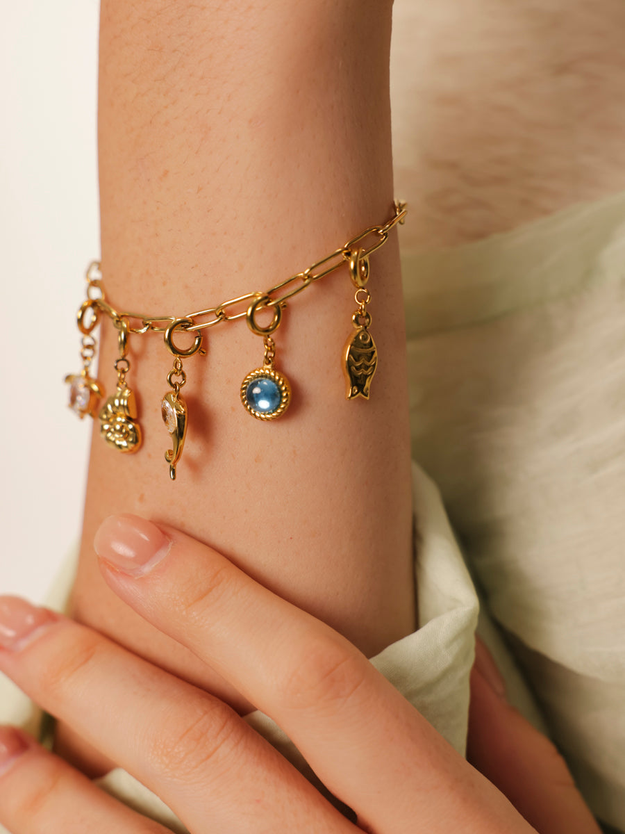 Cute Fish Ketten-Charm