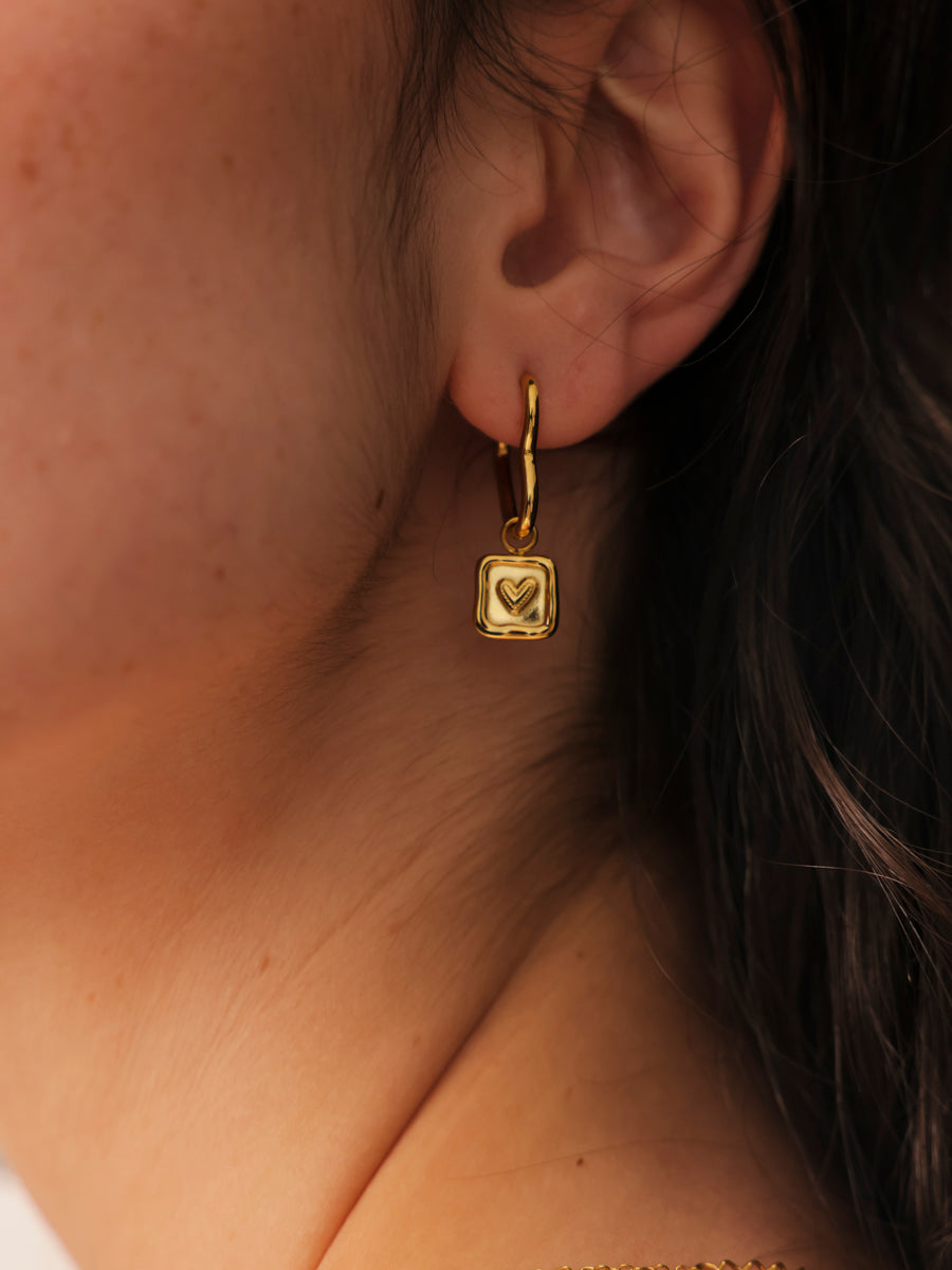 10,1x10,3mm Cherished Love Ohrring-Charm