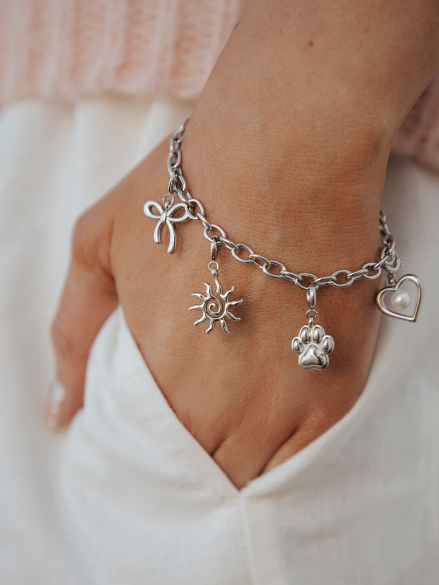 Sweetheart Bow Ketten-Charm