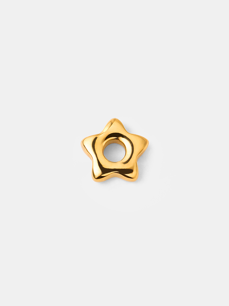 13,2mm Silent Star Ohrring-Charm