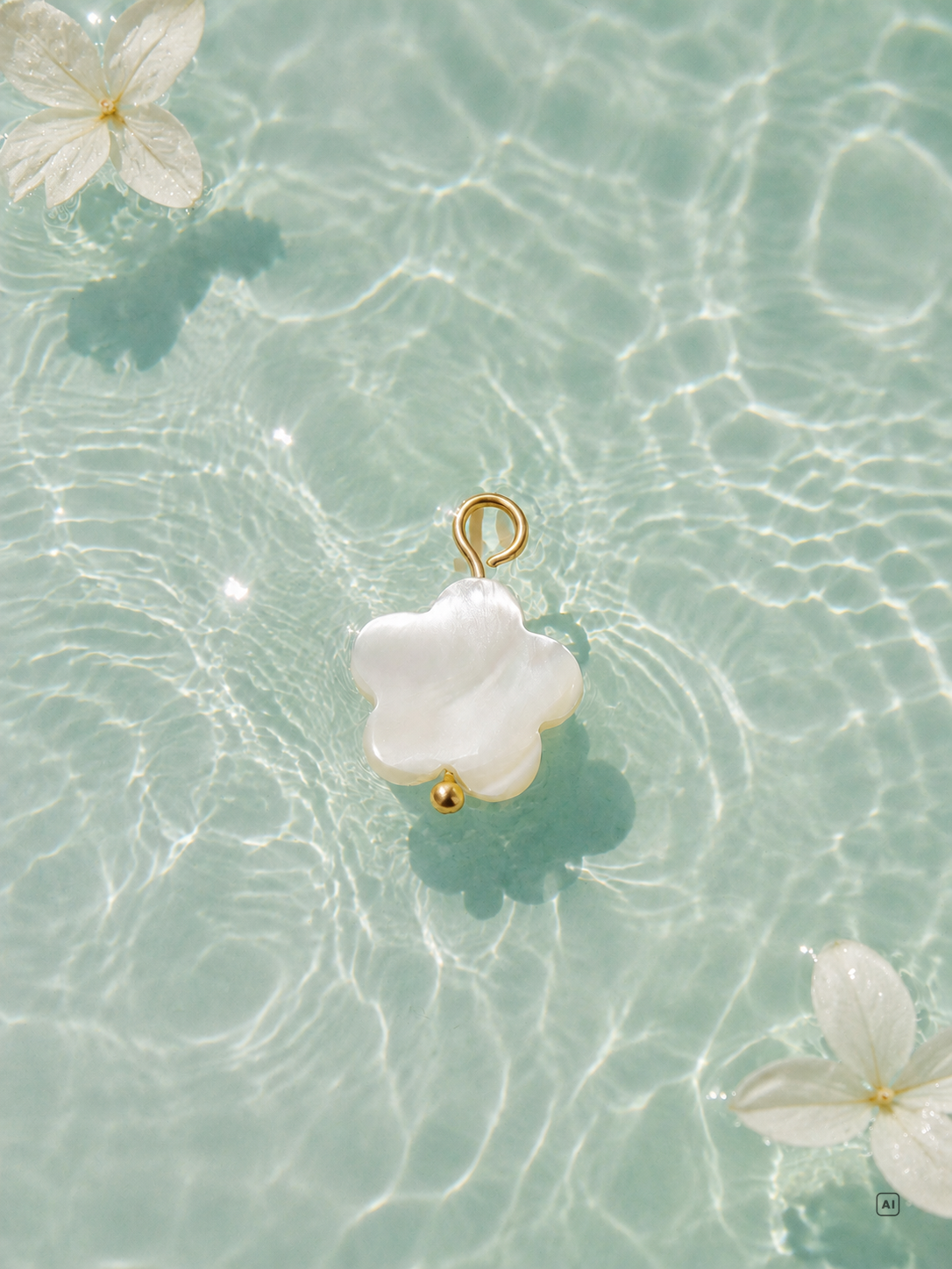 Delicate Flower Ohrring-Charm