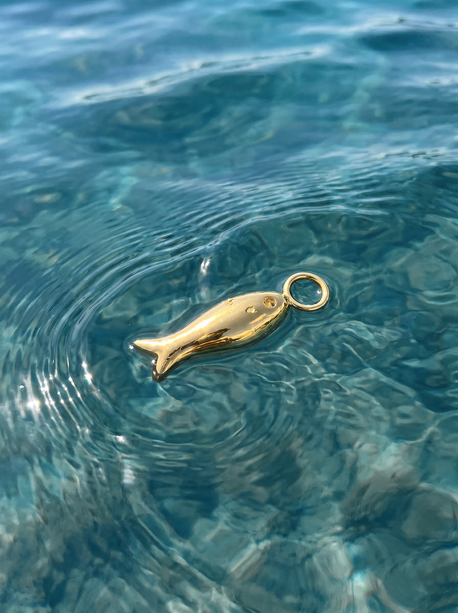 Lovely Fish Ohrring-Charm ICRUSH