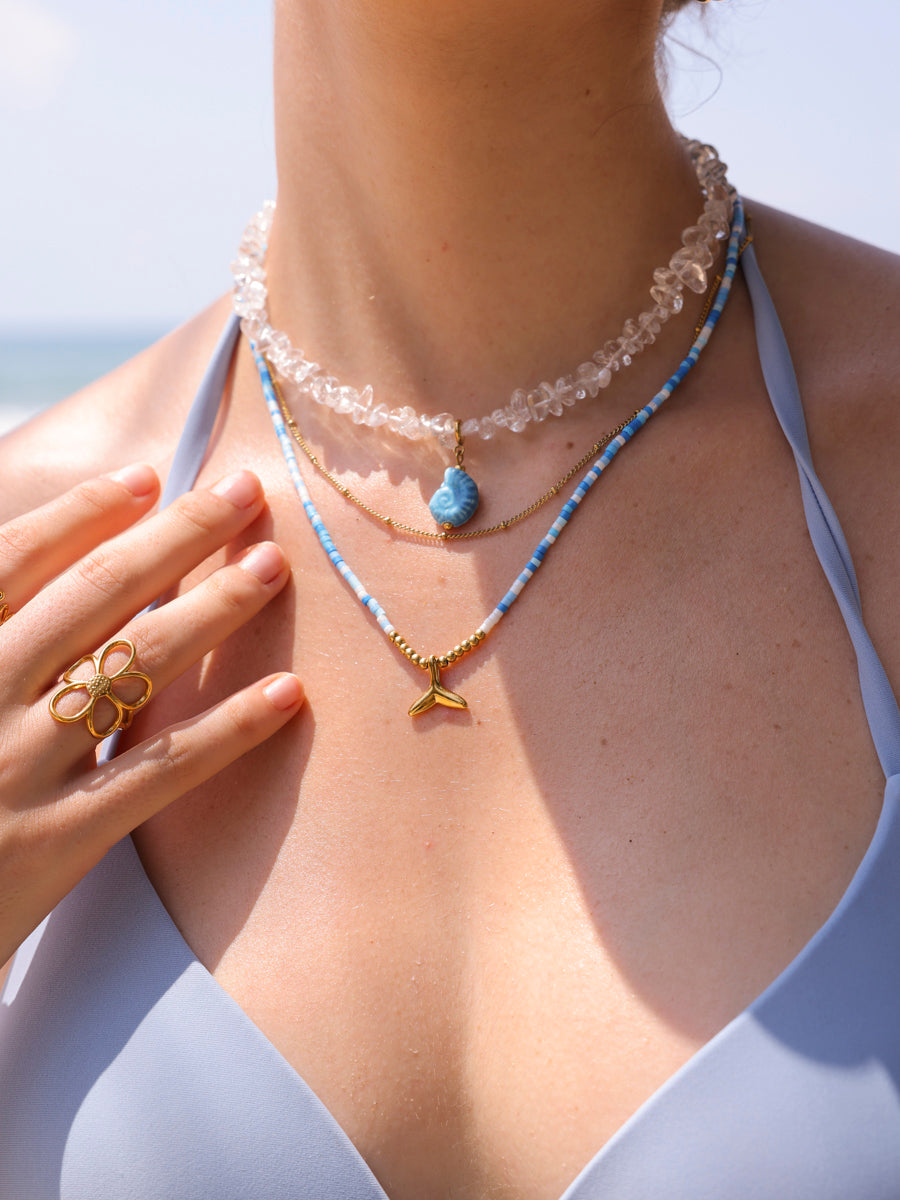 Seashell Melody Ketten-Charm ICRUSH
