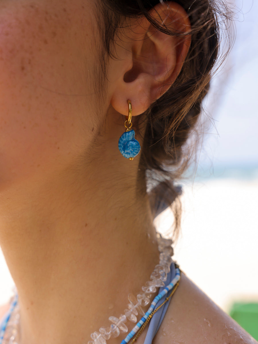 Seashell Melody Ohrring-Charm ICRUSH