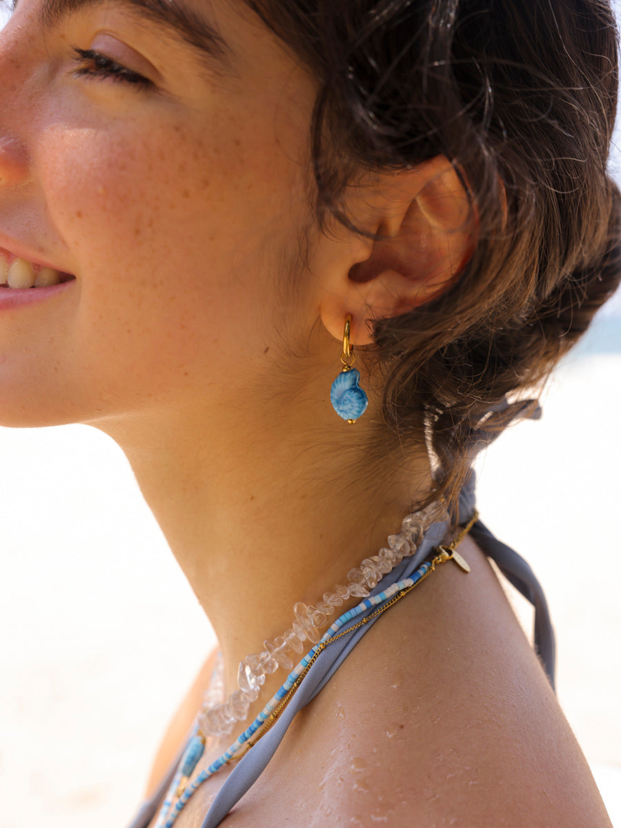 Seashell Melody Ohrring-Charm ICRUSH