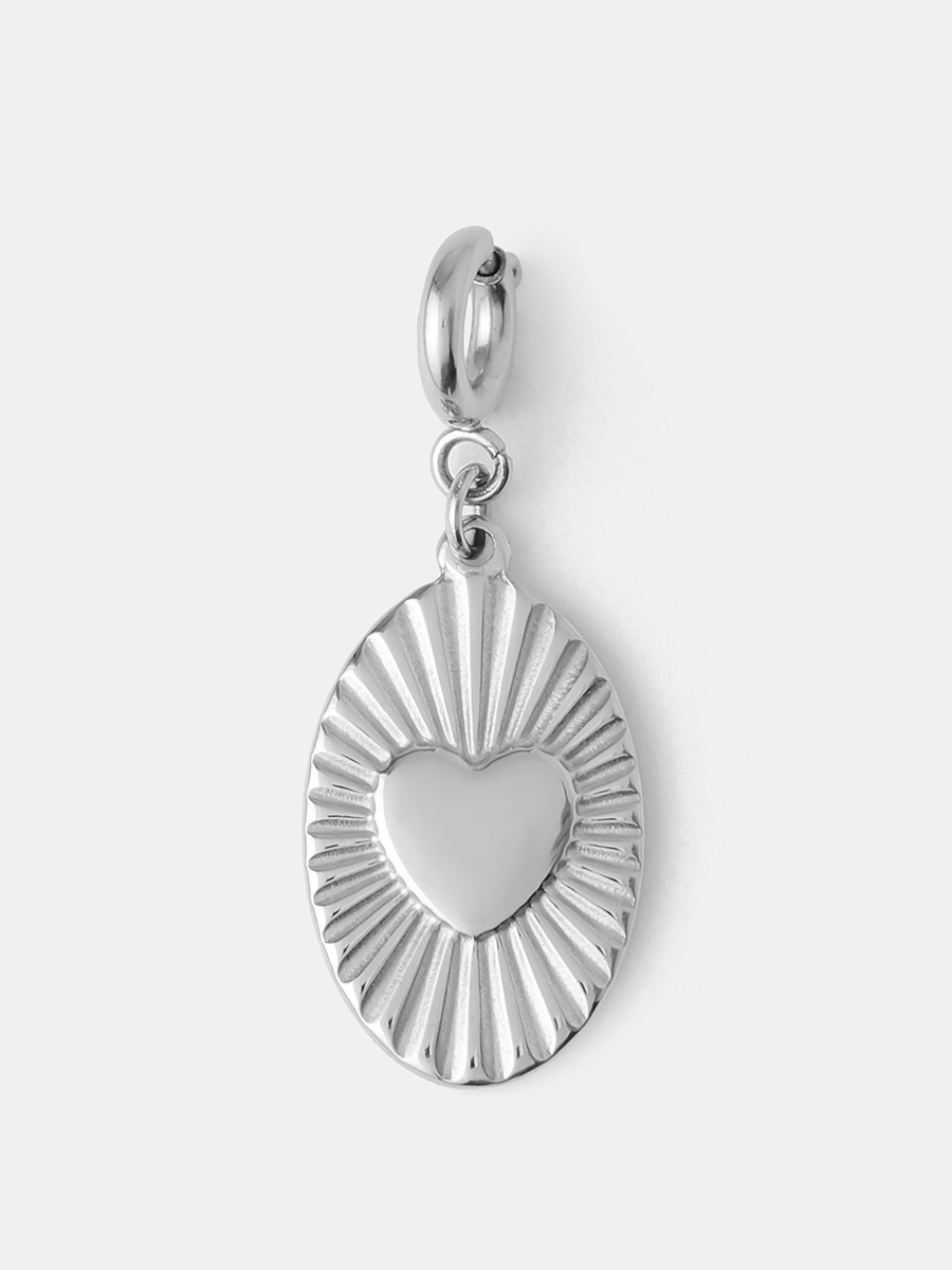 Sunburst Heart Ketten-Charm
