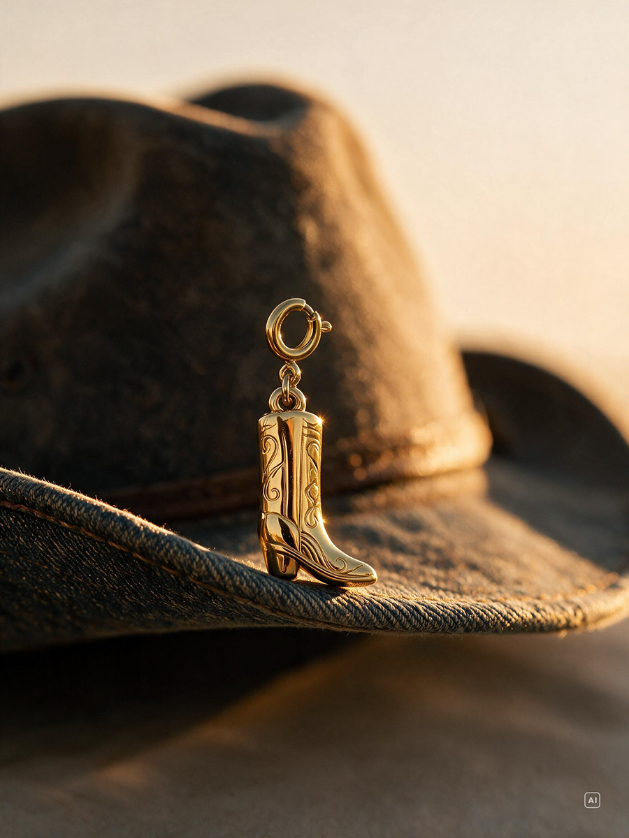 Rodeo Boot Ketten-Charm